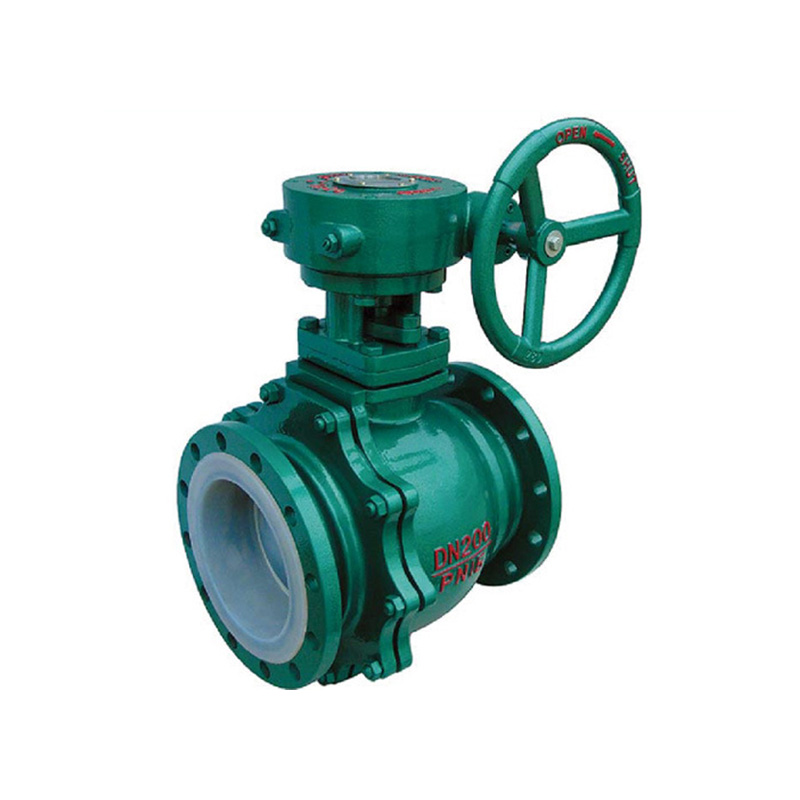 Q341F46蝸輪襯氟球閥